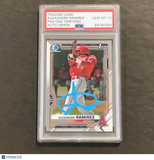 2021 Bowman Chrome #BCP-145 Alexander Ramirez Signed Card Auto 10 PSA Slabbed An