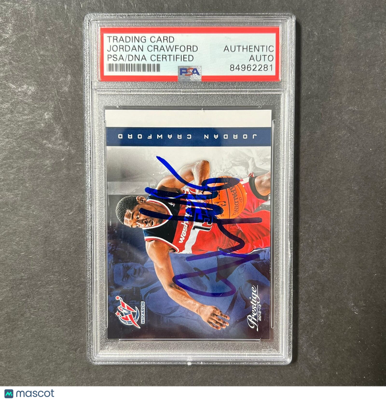 2012-13 Panini Prestige #31 Jordan Crawford Signed Card AUTO PSA Slabbed Wizards