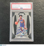 2017-18 Panini Prizm #61 Josh Jackson  Signed Card Auto PSA Slabbed Suns