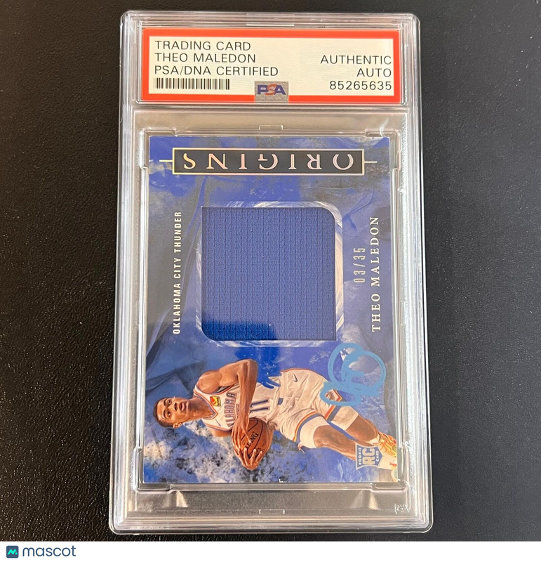 2020-21 Panini Origins #RJJ-MAL Theo Maledon Signed Card AUTO PSA/DNA Slabbed Th