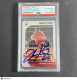 2019-20 Panini Hoops #76 Thaddeus Young Signed Card AUTO PSA Slabbed Bulls