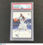2004-05 SP Authentic #17 Jason Terry Signed Card AUTO PSA Slabbed Mavericks