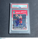 2016-17 Panini Donruss #13 Nikola Mirotic Signed Card Auto PSA Slabbed Bulls