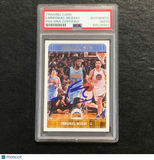 2017-18 NBA Hoops #143 Emmanuel Mudiay Signed Card AUTO PSA Slabbed Nuggets