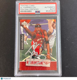 2005-06 Upper Deck #3 Al Harrington Signed Card AUTO PSA Slabbed Hawks