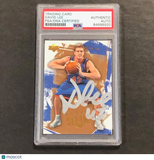2005-06 Upper Deck Slam #97 David Lee Signed Card AUTO PSA Slabbed