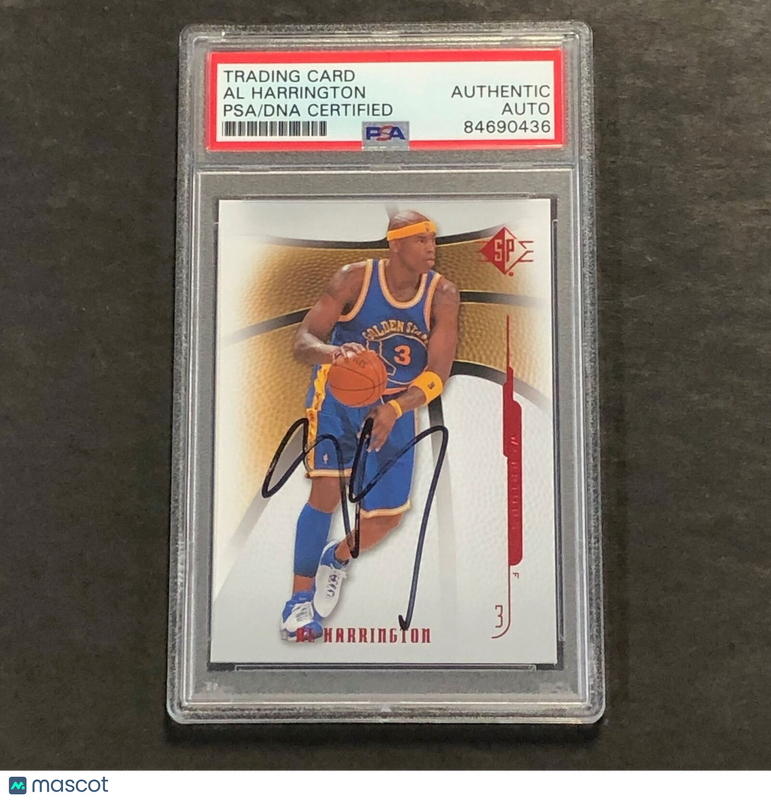 2008-09 Upper Deck SP #43 Al Harrington Signed Card AUTO PSA Slabbed Pacers