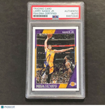 2016-17 NBA Hoops #73 Larry Nance Jr. Signed Card AUTO PSA Slabbed Lakers