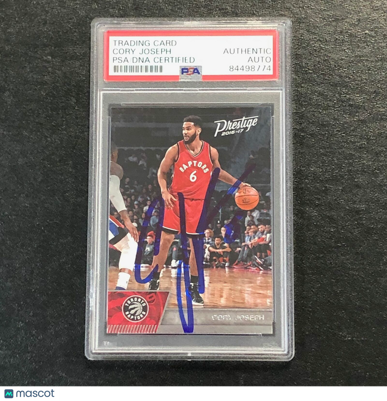 2016-17 Panini Prestige #52 Cory Joseph Signed Card AUTO PSA Slabbed Raptors