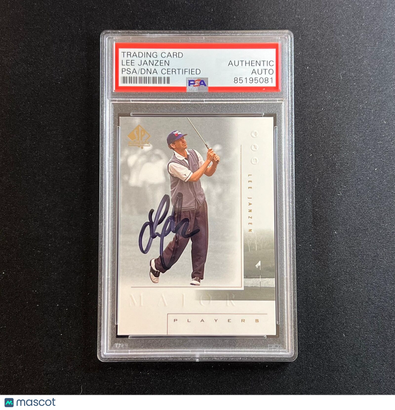 Upperdeck SP Authentic #119 Lee Janzen Signed Card AUTO PSA/DNA Slabbed