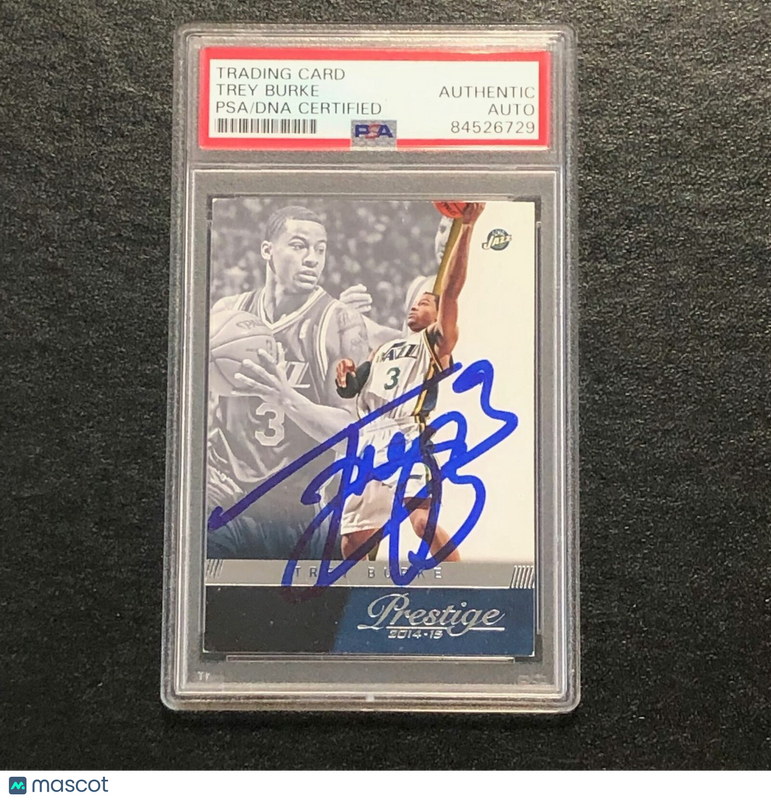 2014-15 Panini Prestige #73 Trey Burke Signed Card Auto PSA Slabbed Jazz