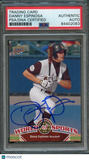 2010 Upper Deck World of Sports #135 Danny Espinosa Signed Card PSA Slabbed Auto