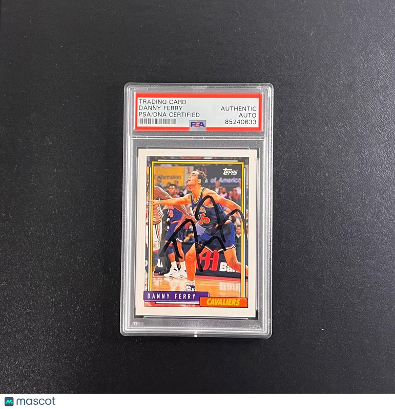 1992 Topps #131 Danny Ferry Signed Card AUTO PSA Slabbed Cavs