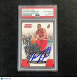 2015-16 Panini Threads #46 Maurice Moe Harkless Signed Card AUTO PSA Slabbed Tra