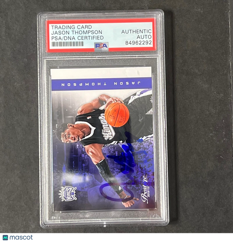 2012-13 Panini Prestige #129 Jason Thompson Signed Card AUTO PSA Slabbed Kings