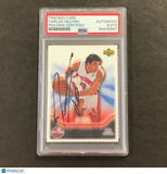 2004 Upper Deck #2 Carlos Delfino Signed Card AUTO PSA Slabbed RC Pistons