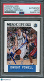 2015-16 NBA Hoops #199 Dwight Powell Card AUTO PSA Slabbed Mavericks