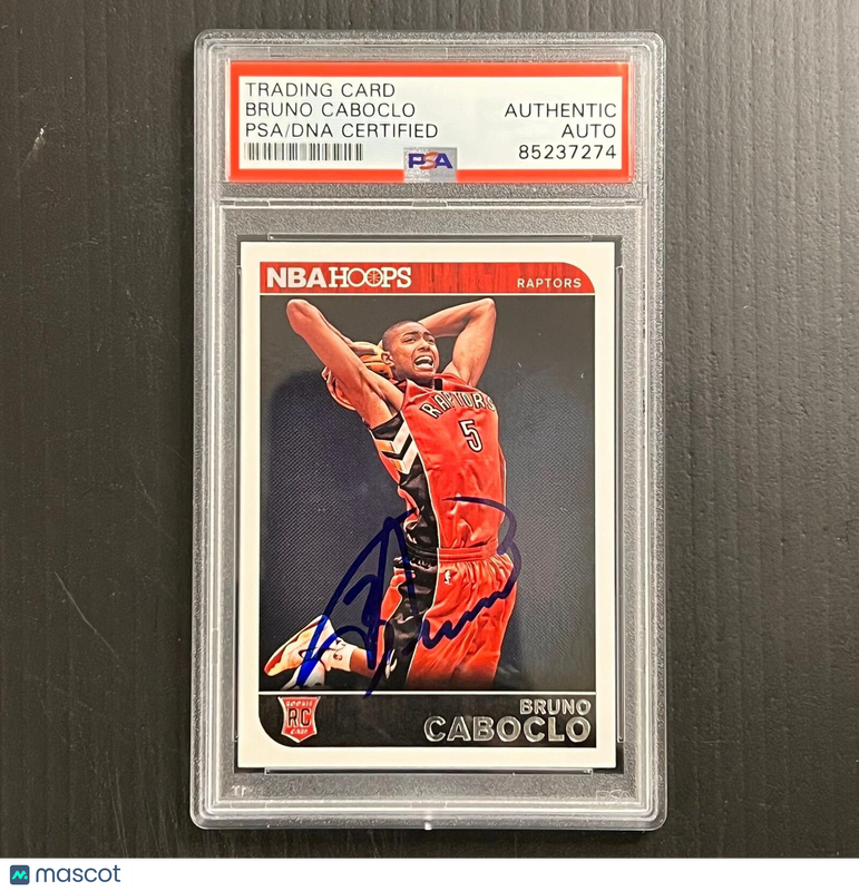 2014-15 Panini NBA Hoops #297 Bruno Caboclo Signed Card AUTO PSA/DNA Slabbed RC