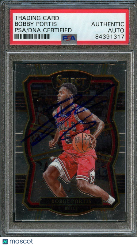 2017-18 Select Basketball #181 Bobby Portis Signed Card AUTO PSA Slabbed Bulls