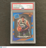 2017-18 Donruss Rated Rookie #165 Sterling Brown Signed Card PSA/DNA Slabbed RC