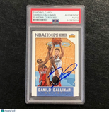 2015-16 NBA Hoops #237 Danilo Gallinari Signed AUTO PSA Slabbed Nuggets