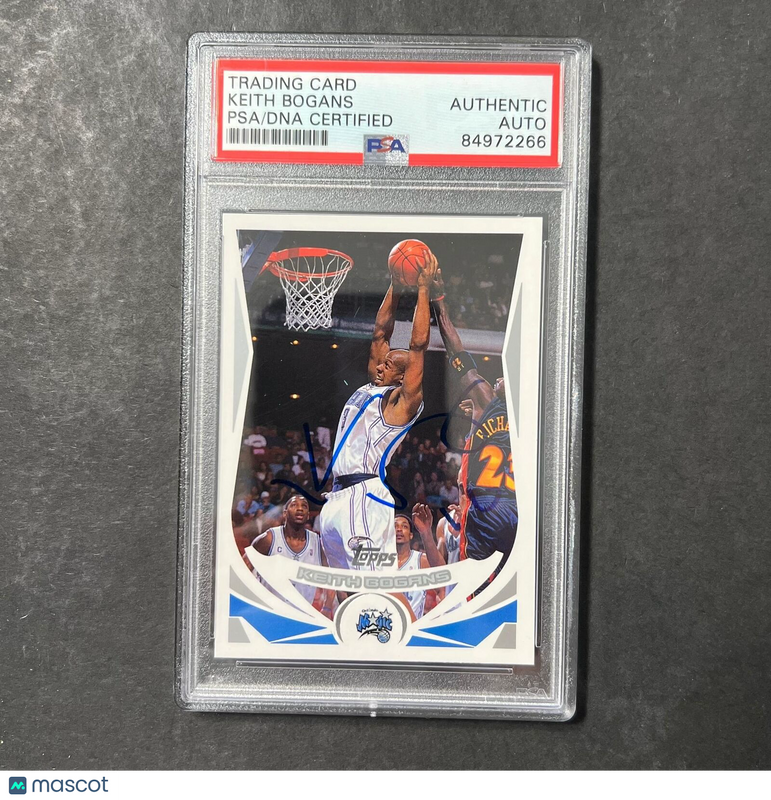 2004-05 Topps #129 Keith Bogans Signed Card AUTO PSA/DNA Slabbed Magic