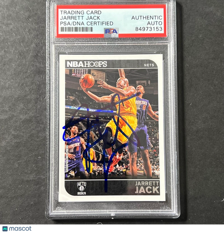 2014-15 Panini Hoops #215 Jarrett Jack Signed Card AUTO PSA Slabbed Nets