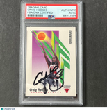 1990-91 Skybox #37 Craig Hodges Signed Card AUTO PSA Slabbed Bulls