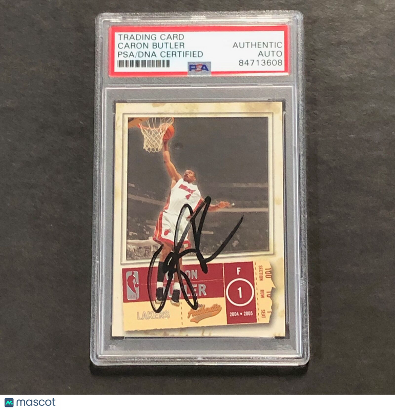 2004-05 Fleer Skybox #37 Caron Butler Signed Card AUTO PSA Slabbed Lakers