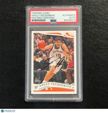 2005-06 Topps #158 Wally Szczerbiak  Signed Card Auto PSA Slabbed Timberwolves