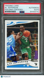 2005-06 Topps #105 Al Jefferson Signed Card AUTO PSA Slabbed Celtics
