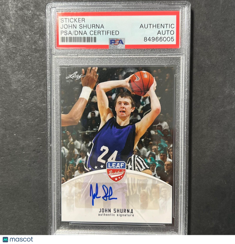 2012 Leaf John Shurna Signed Card AUTO PSA Slabbed Northwestern