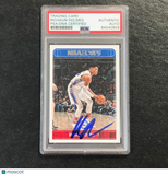 2017-18 NBA Hoops #6 Richaun Holmes Signed Card AUTO PSA Slabbed 76ers