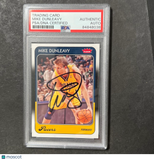 2008-09 Fleer #43 Mike Dunleavy Signed Card PSA Slabbed Warriors