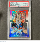 2019-20 Panini Prizm #95 Reggie Jackson Signed Card Auto PSA Slabbed Pistons