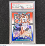 2019-20 Panini Prizm #57 Nicolas Batum Signed Card AUTO PSA Slabbed Hornets