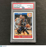 2013-14 NBA Hoops #37 Tony Wroten Signed Card AUTO PSA Slabbed 76ers