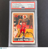 2006 Topps #6 Al Harrington Signed Card AUTO PSA Slabbed Hawks