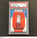 2020-21 NBA Hoops #230 Theo Maledon Signed Card AUTO PSA Slabbed RC Thunder