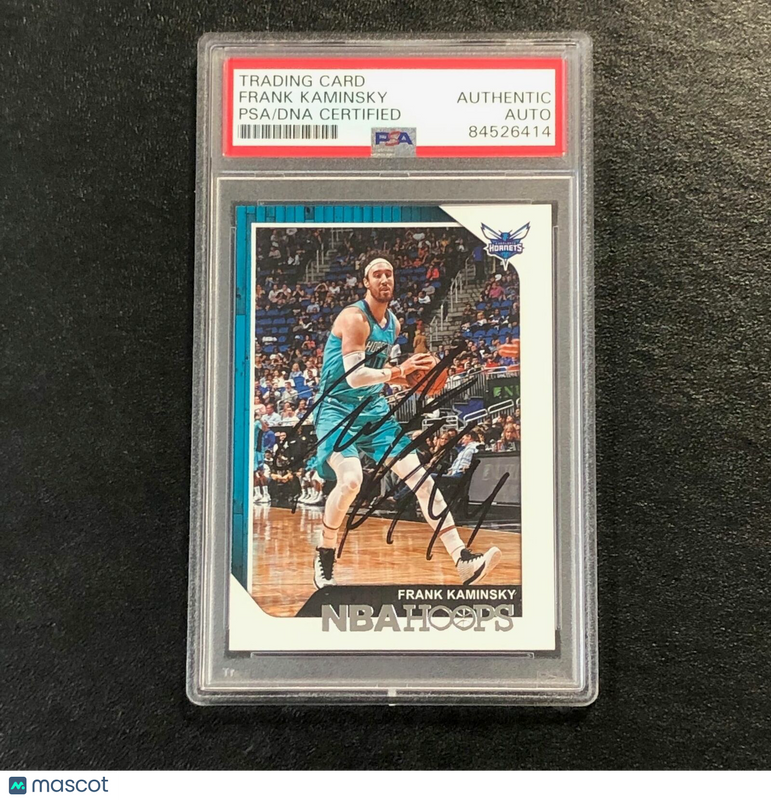 2018-19 NBA Hoops #129 Frank Kaminsky Signed Card Auto PSA Slabbed Hornets