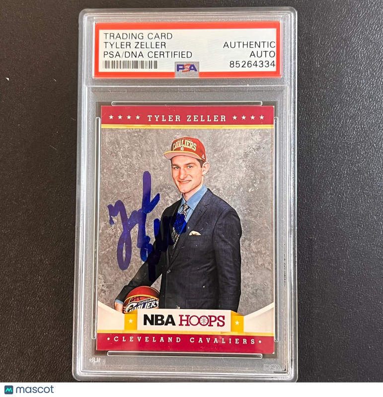 2012-13 NBA Hoops #289 Tyler Zeller Signed Card AUTO PSA Slabbed RC