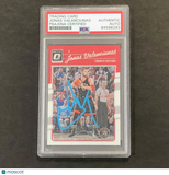 2016-17 Panini Donruss Optic #107 Jonas Valanciunas Signed Card AUTO PSA Slabbed