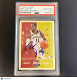 2012-13 Panini Past & Present #67 Mike Conley signed Card AUTO PSA Slabbed Grizz