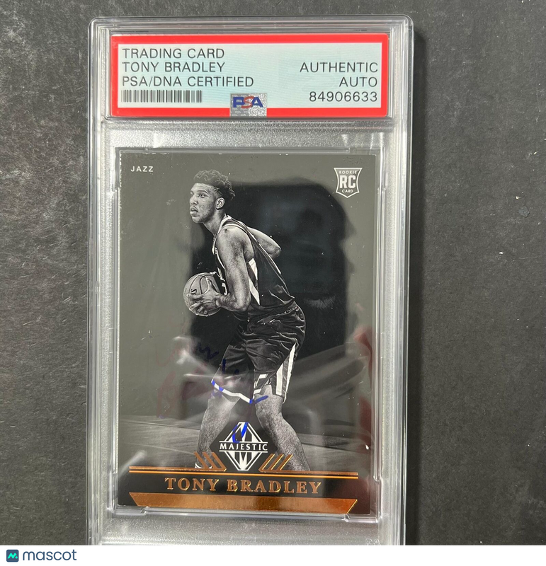 2017-18 Panini Chronicles #312 Tony Bradley Signed Card AUTO PSA Slabbed RC Jazz