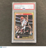 2014-15 Panini NBA Hoops #199 Hollis Thompson Signed Card AUTO PSA Slabbed 76ers
