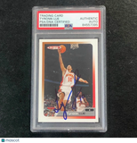 2005-06 Topps Total #112 Tyronn Lue Signed Card AUTO PSA Slabbed Hawks