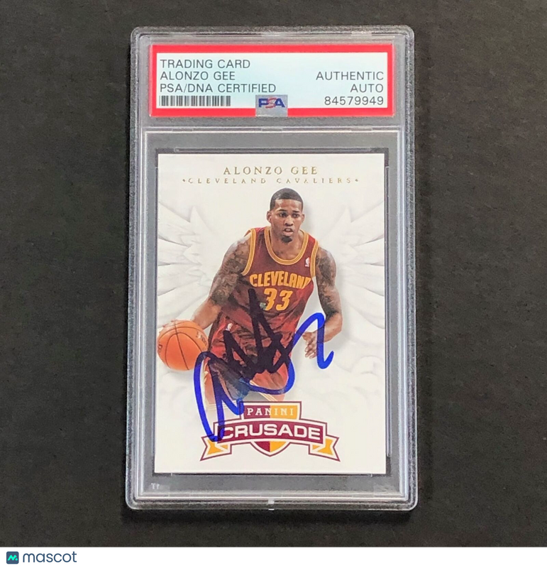 2012-13 Panini Crusade #69 Alonzo Gee Signed Card AUTO PSA Slabbed Cavaliers