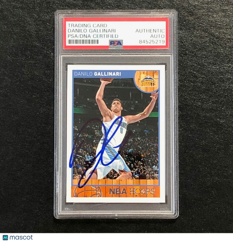 2013-14 NBA HOOPS #131 Danilo Gallinari Signed AUTO PSA Slabbed Nuggets