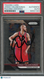2018-19 Panini Prizm Black #93 Jonas Valanciunas Signed Card AUTO PSA Slabbed To