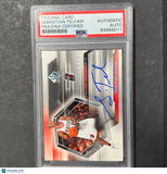 Upper Deck #SP-ST Sebastian Telfair Signed Card AUTO PSA/DNA Slabbed Trail Blaze